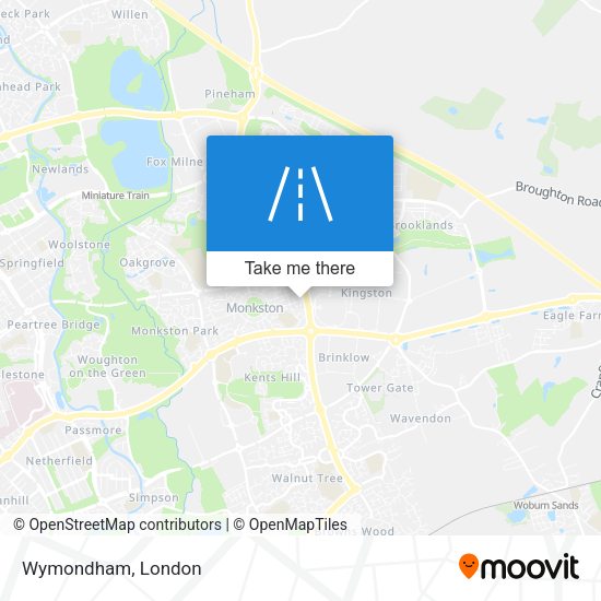 Wymondham map