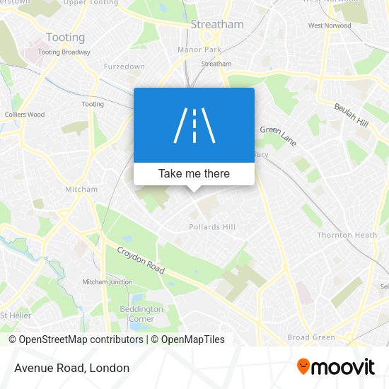 Avenue Road map