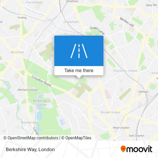 Berkshire Way map