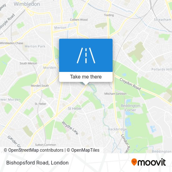 Bishopsford Road map