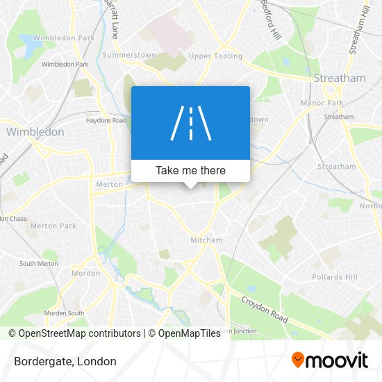 Bordergate map