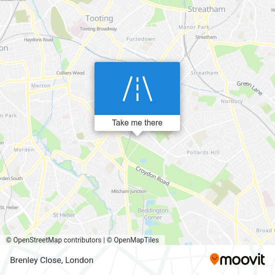 Brenley Close map
