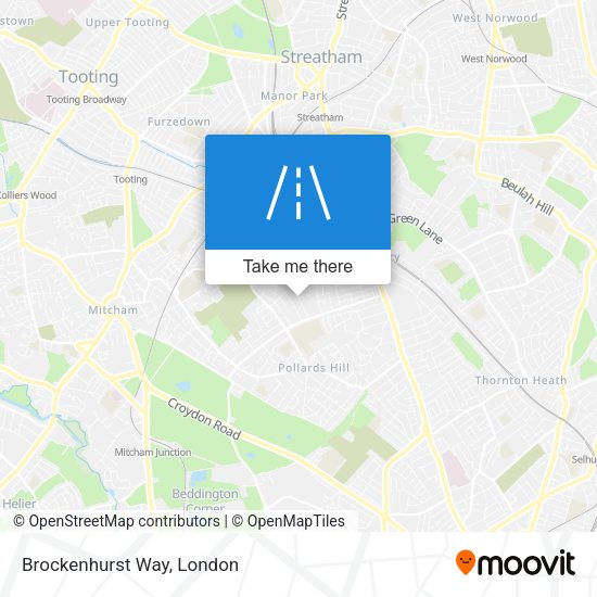 Brockenhurst Way map