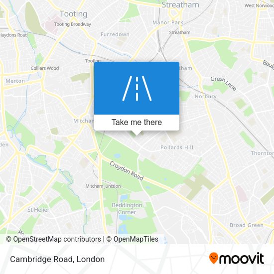 Cambridge Road map