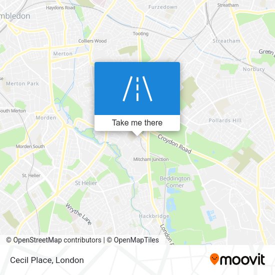 Cecil Place map