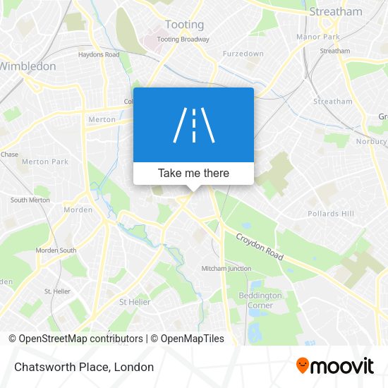 Chatsworth Place map