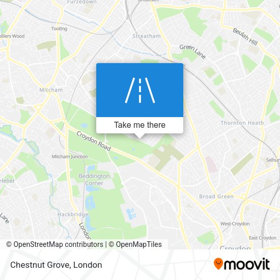Chestnut Grove map
