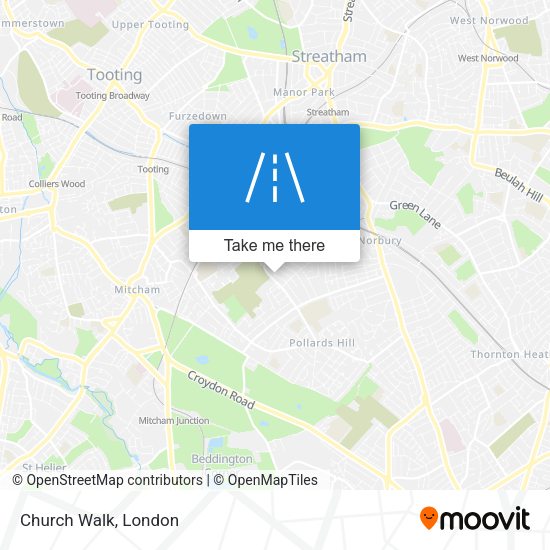 Church Walk map