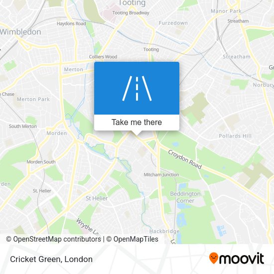 Cricket Green map