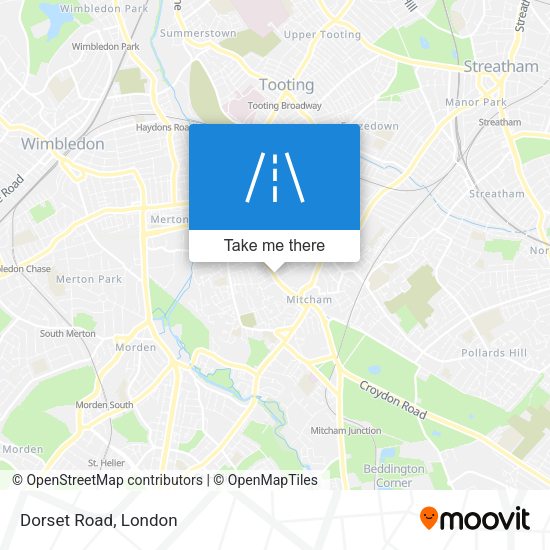 Dorset Road map