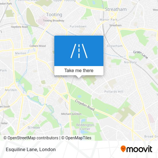Esquiline Lane map