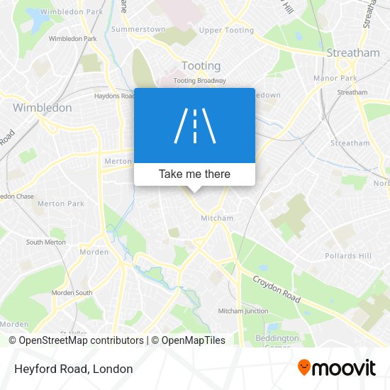 Heyford Road map