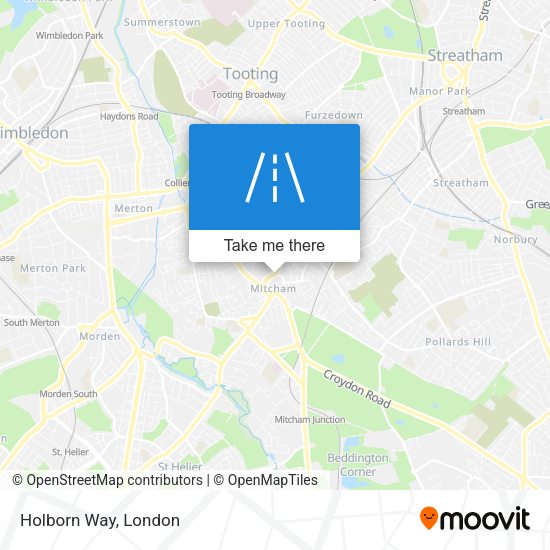 Holborn Way map