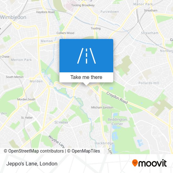 Jeppo's Lane map