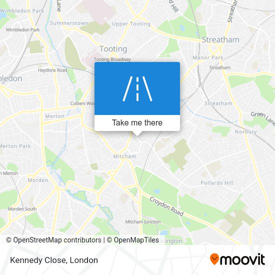 Kennedy Close map