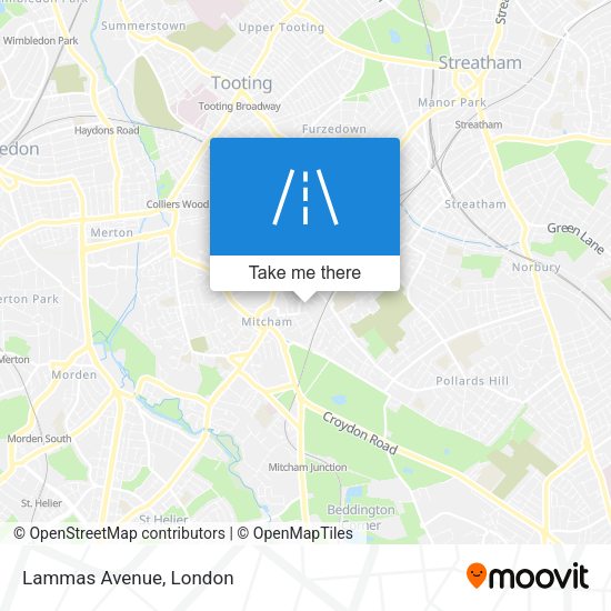 Lammas Avenue map