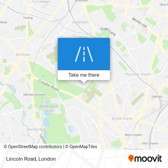 Lincoln Road map