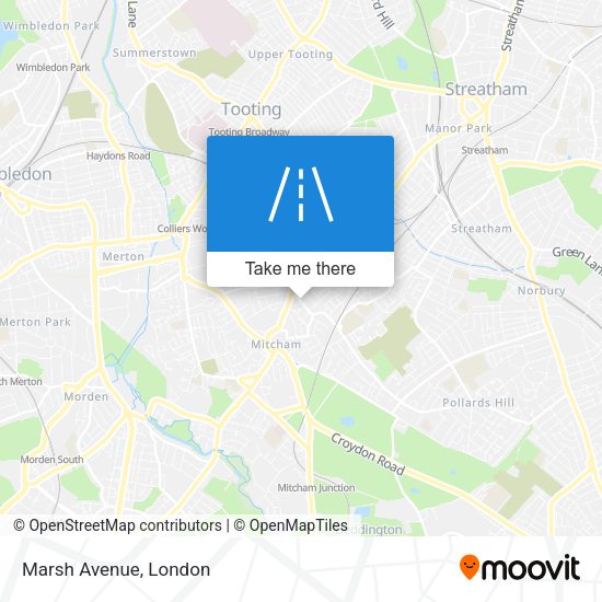 Marsh Avenue map