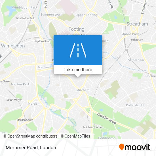 Mortimer Road map