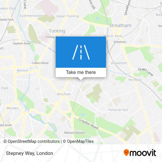 Stepney Way map