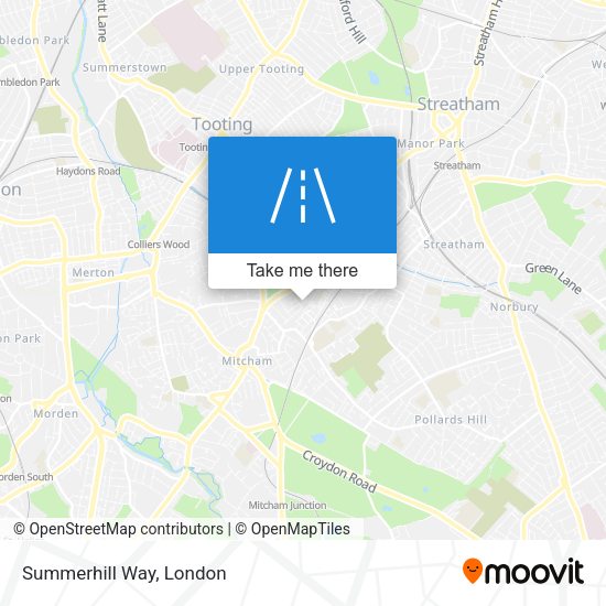 Summerhill Way map