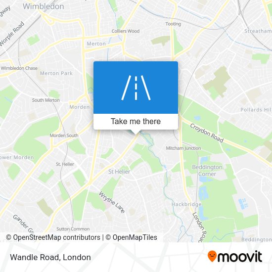 Wandle Road map