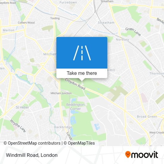 Windmill Road map