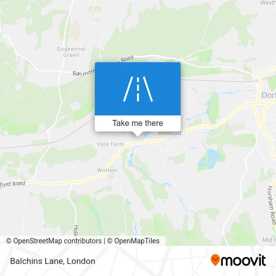 Balchins Lane map