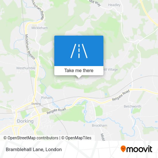 Bramblehall Lane map