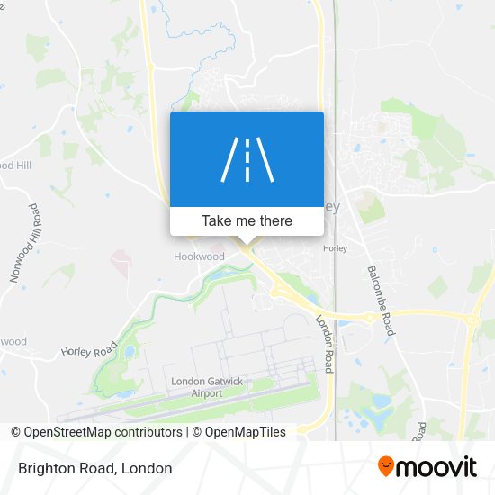 Brighton Road map