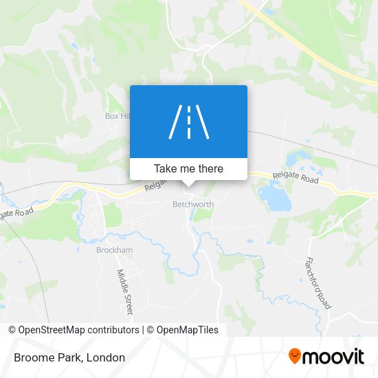 Broome Park map