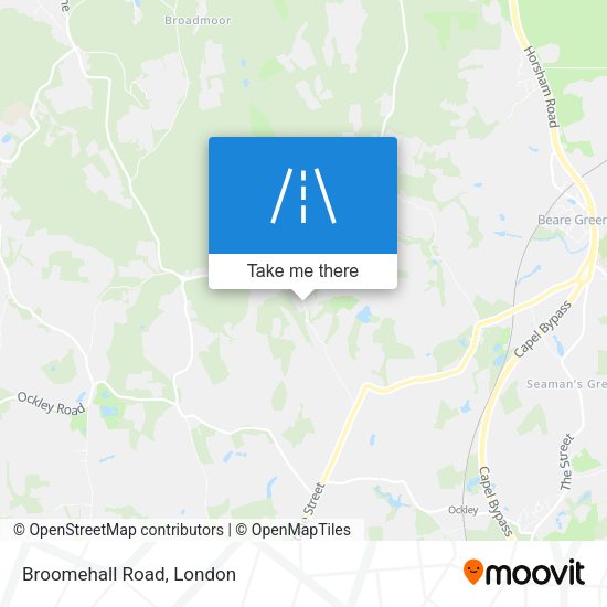 Broomehall Road map