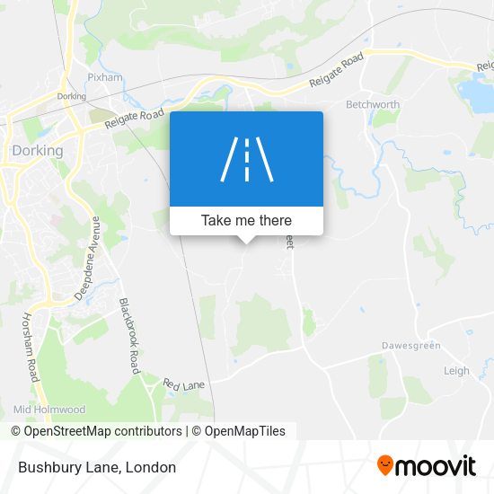 Bushbury Lane map