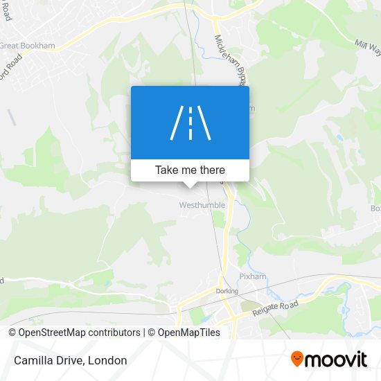 Camilla Drive map