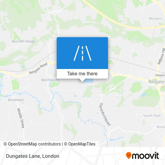 Dungates Lane map