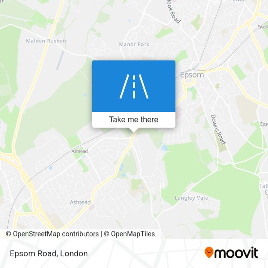 Epsom Road map
