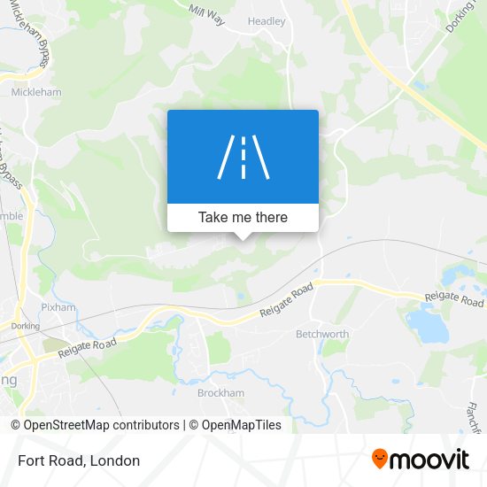 Fort Road map