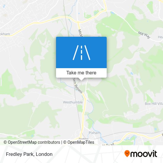 Fredley Park map