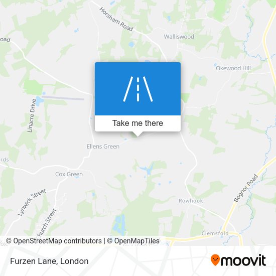 Furzen Lane map