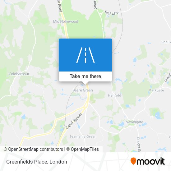 Greenfields Place map