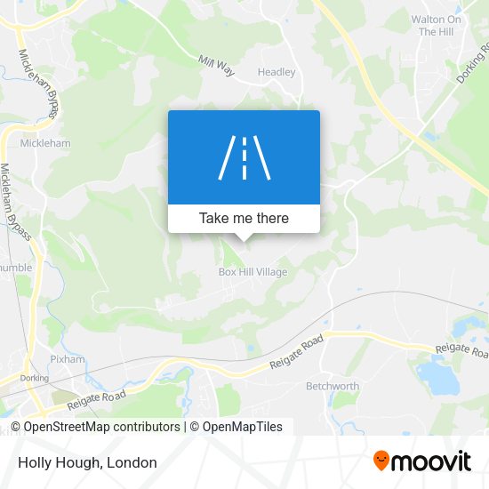 Holly Hough map