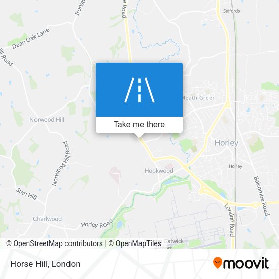 Horse Hill map