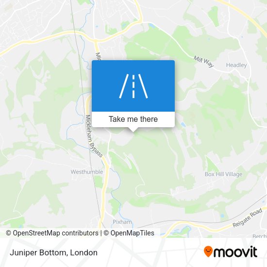 Juniper Bottom map