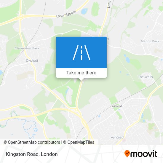Kingston Road map