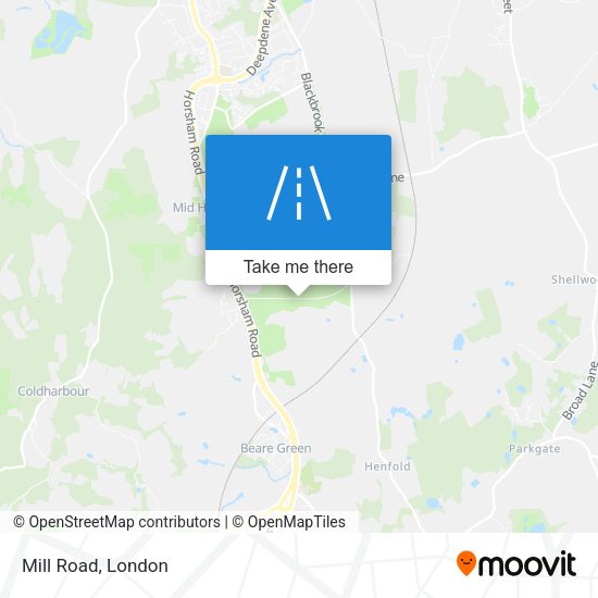 Mill Road map