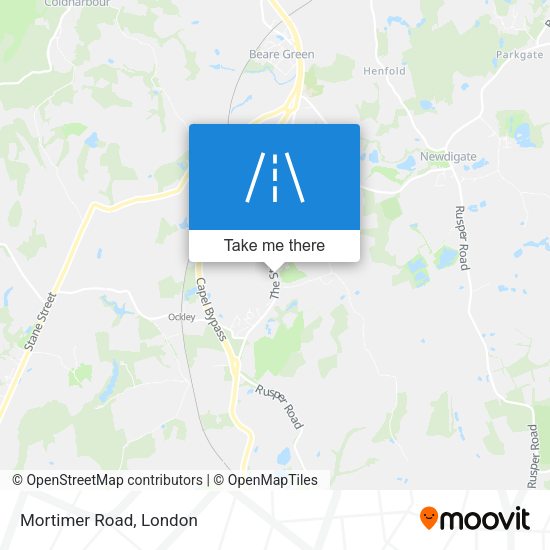 Mortimer Road map