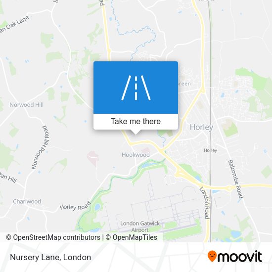 Nursery Lane map