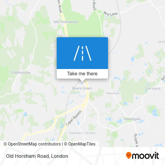 Old Horsham Road map