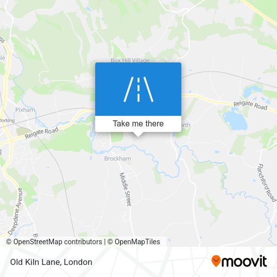 Old Kiln Lane map