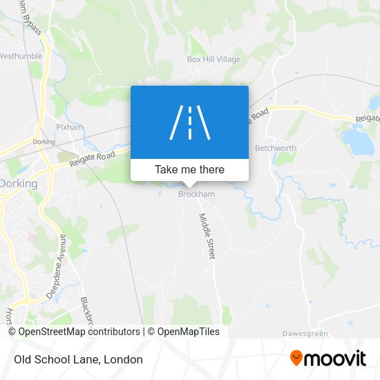 Old School Lane map